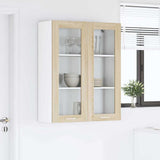 Armadio pensile con porta Rovere Sonoma 80 x 31 x 100 cm