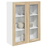 Armadio pensile con porta Rovere Sonoma 80 x 31 x 100 cm