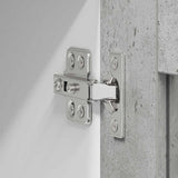 Armadio pensile con porta Grigio cemento 80 x 31 x 100 cm