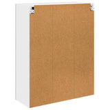 Armadio pensile con porta Grigio cemento 80 x 31 x 100 cm