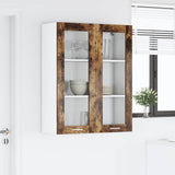 Armadio pensile Rovere fumé 80 x 31 x 100 cm Legno truciolato