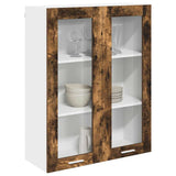 Armadio pensile Rovere fumé 80 x 31 x 100 cm Legno truciolato
