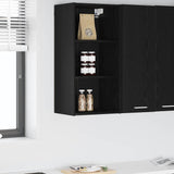 Armadio pensile Rovere Nero 40 x 29,5 x 80 cm Legno truciolato