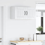 Armadietto a muro Lucca 2 pcs Bianco Lucido 40 x 31 x 40 cm