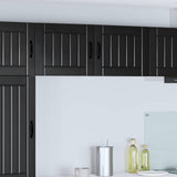 Armadietto a muro Lucca 2 pcs Nero 50 x 31 x 40 cm
