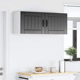 Armadietto a muro Lucca 2 pcs Nero 50 x 31 x 40 cm