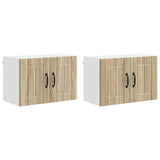 Armadietto a muro Lucca 2 pcs Rovere Sonoma 60 x 31 x 40 cm