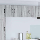 Armadietto a muro Lucca 2 pcs Grigio Sonoma 60 x 31 x 40 cm