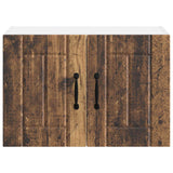 Armadietto a muro Lucca 2 pcs Legno antico 60 x 31 x 40 cm