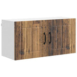 Armadietto a muro Lucca Legno antico 80 x 31 x 40 cm