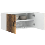 Armadietto a muro Lucca Legno antico 80 x 31 x 40 cm