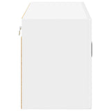 Mobile in vetro da parete Lucca Bianco Lucido 80 x 31 x 40 cm