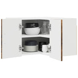 Mobile angolare per parete Lucca Rovere Fumo 57 x 57 x 40 cm