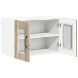 Mobile in vetro da parete LUCCA Rovere Sonoma 60 x 31 x 40 cm