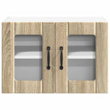Mobile in vetro da parete LUCCA Rovere Sonoma 60 x 31 x 40 cm