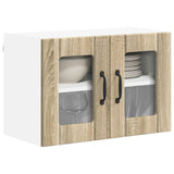 Mobile in vetro da parete LUCCA Rovere Sonoma 60 x 31 x 40 cm