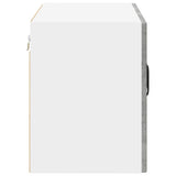 Mobile in vetro da parete Lucca 2 pcs Grigio Cemento