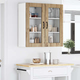 Mobile in vetro da parete Lucca 2 pcs Rovere Artigianale