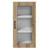 Mobile in vetro da parete Lucca 2 pcs Rovere Artigianale