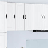 Armadietto a muro Lucca 2 pcs Bianco 30 x 31 x 80 cm