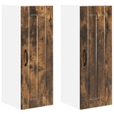 Armadietto a muro Lucca 2 pcs Rovere Fumo 30 x 31 x 80 cm