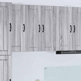 Armadietto a muro Lucca 2 pcs Grigio Sonoma 30 x 31 x 80 cm