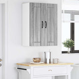 Armadietto a muro Lucca 2 pcs Grigio Sonoma 30 x 31 x 80 cm