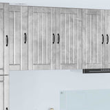 Armadietto a muro Lucca Grigio Cemento 80 x 31 x 80 cm