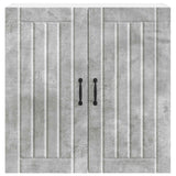 Armadietto a muro Lucca Grigio Cemento 80 x 31 x 80 cm