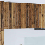 Armadietto a muro Lucca Legno antico 80 x 31 x 80 cm
