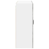 Mobile in vetro da parete Lucca Grigio Cemento 80 x 31 x 80 cm