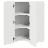 Mobile angolare per parete LUCCA Bianco 57 x 57 x 80 cm