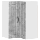 Mobile angolare per parete LUCCA Grigio Cemento 57 x 57 x 80 cm