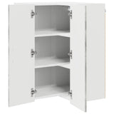 Mobile angolare per parete LUCCA Grigio Cemento 57 x 57 x 80 cm