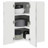 Mobile angolare per parete LUCCA Grigio Cemento 57 x 57 x 80 cm