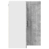 Mobile angolare per parete LUCCA Grigio Cemento 57 x 57 x 80 cm