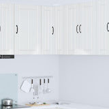 Mobile angolare per parete Lucca Bianco Lucido 57 x 57 x 80 cm