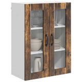 Mobile in vetro da parete Lucca Rovere Fumo 60 x 31 x 80 cm