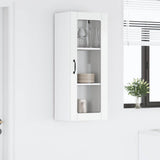 Mobile in vetro da parete Lucca Bianco Lucido 40 x 31 x 100 cm