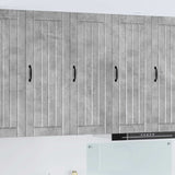 Armadietto a muro Lucca Grigio Cemento 40 x 31 x 100 cm