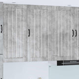 Armadietto a muro Lucca Grigio Cemento 50 x 31 x 100 cm