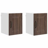 Armadietto a muro PORTO 2 pcs Rovere Marrone 30 x 31 x 40 cm