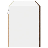 Mobile in vetro da parete PORTO Rovere Marrone 80 x 31 x 40 cm