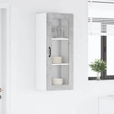 Pensile cucina con lo scaffale Grigio cemento 40 x 31 x 100 cm