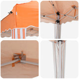 Tenda per feste a pop-up Arancione 195 x 195 x 245 cm
