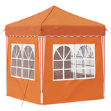 Tenda per feste a pop-up Arancione 195 x 195 x 245 cm