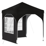 Tenda per feste a pop-up 192 x 192 x 245 cm Nero