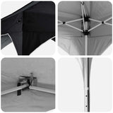 Tenda per feste a pop-up 290 x 290 x 245 cm Antracite