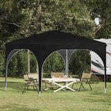 Tenda per feste a pop-up 290 x 290 x 245 cm Nero