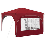 Tenda per feste a pop-up 290 x 290 x 245 cm Borgogna
